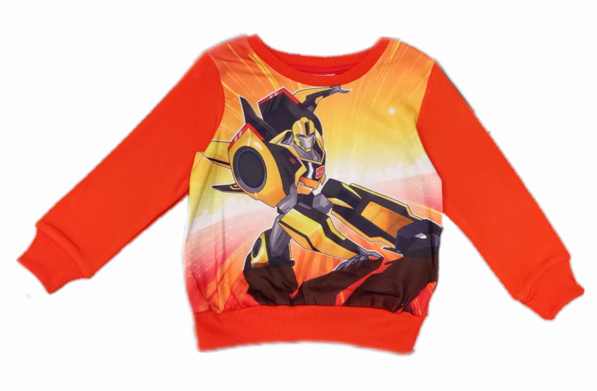 Transformers Pullover für Kinder in orange